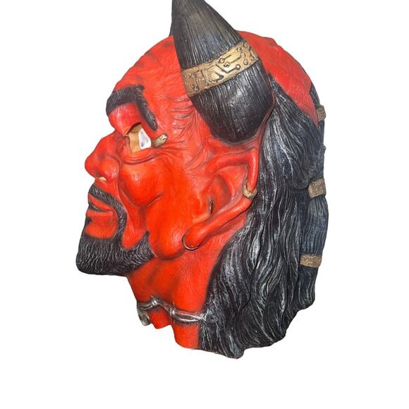 Unholy Overlord Face Mask Illusions Devil Fancy Dress Up Halloween Costume - Picture 4 of 9